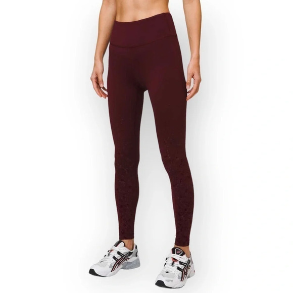 Lululemon Speed Wunder  Mid-Rise Tight 28" *Speckle Shine Garnet - Picture 1 of 14
